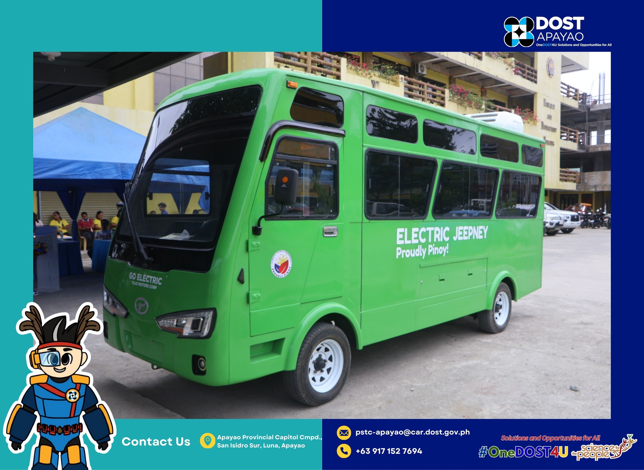 Apayao Just Launched an Electric Mobility System Built by Filipino Scientists. MOVE Apayao Is the Cordillera's First Step Toward Smart, Clean Transport.