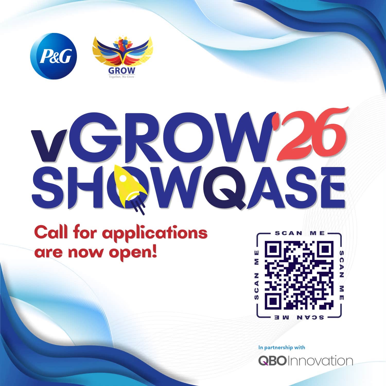 P&G Philippines and QBO Innovation Open vGROW SHOWQASE 2026 for Startups and Innovators